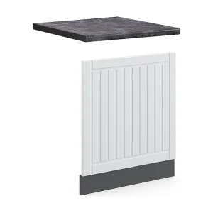 Frontpaneel wit landhuis 60×1.6×67.4 fame-line