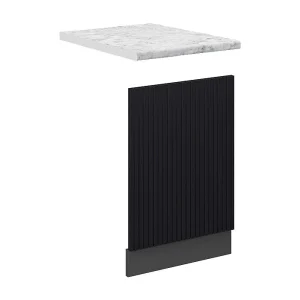 Frontpaneel zwart gestreept 45×1.6×67.4 fame-line Frontpaneel zwart gestreept 45×1.6×67.4 fame-line
