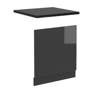 Frontpaneel antraciet hoogglans 60×1.6×57.2 r-line