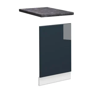 Frontpaneel donkerblauw hoogglans 45×1.6×67.4 fame-line Frontpaneel donkerblauw hoogglans 45×1.6×67.4 fame-line