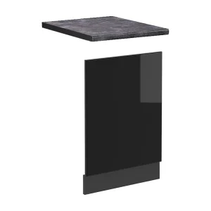 Frontpaneel zwart hoogglans 45×1.6×57.2 r-line Frontpaneel zwart hoogglans 45×1.6×57.2 r-line