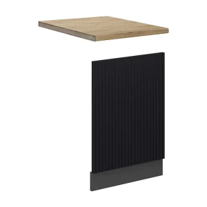 Frontpaneel zwart gestreept 45×1.6×67.4 fame-line Frontpaneel zwart gestreept 45×1.6×67.4 fame-line