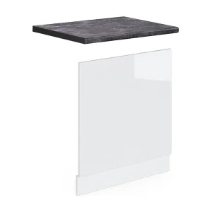 Frontpaneel wit hoogglans 60×1.6×57.2 r-line Frontpaneel wit hoogglans 60×1.6×57.2 r-line
