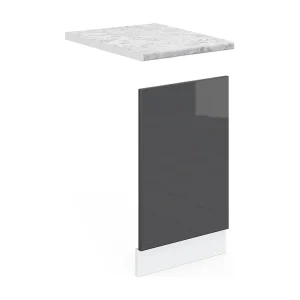 Frontpaneel antraciet hoogglans 45×1.6×57.2 r-line Frontpaneel antraciet hoogglans 45×1.6×57.2 r-line