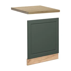 Frontpaneel groen-goud landhuis 60×1.6×67.4 fame-line