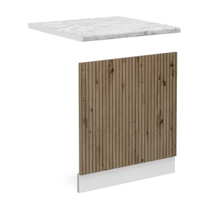 Frontpaneel artisanaal eiken 60×1.6×57.2 r-line Frontpaneel artisanaal eiken 60×1.6×57.2 r-line