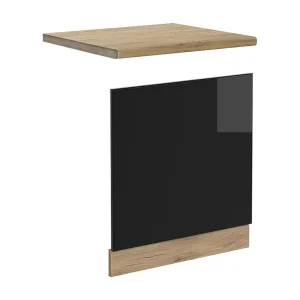 Frontpaneel zwart hoogglans 60×1.6×57.2 r-line Frontpaneel zwart hoogglans 60×1.6×57.2 r-line