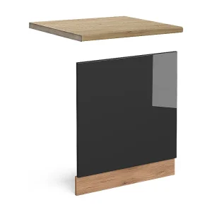 Frontpaneel antraciet hoogglans 60×1.6×57.2 r-line Frontpaneel antraciet hoogglans 60×1.6×57.2 r-line