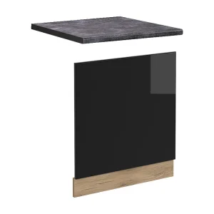 Frontpaneel zwart hoogglans 60×1.6×57.2 r-line Frontpaneel zwart hoogglans 60×1.6×57.2 r-line