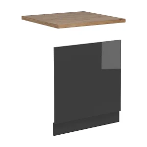 Frontpaneel antraciet hoogglans 60×1.6×57.2 r-line Frontpaneel antraciet hoogglans 60×1.6×57.2 r-line
