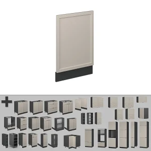 Frontpaneel grijsbeige 45×1.6×67.4 fame-line Frontpaneel grijsbeige 45×1.6×67.4 fame-line