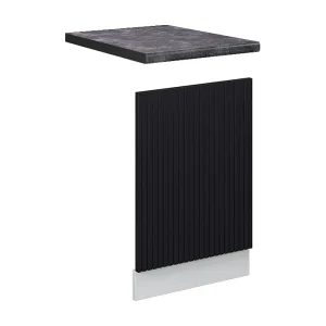 Frontpaneel zwart gestreept 45×1.6×67.4 fame-line Frontpaneel zwart gestreept 45×1.6×67.4 fame-line