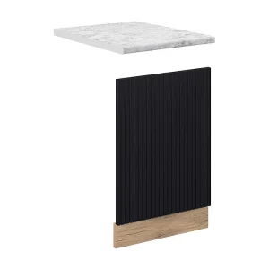 Frontpaneel zwart gestreept 45×1.6×67.4 fame-line Frontpaneel zwart gestreept 45×1.6×67.4 fame-line