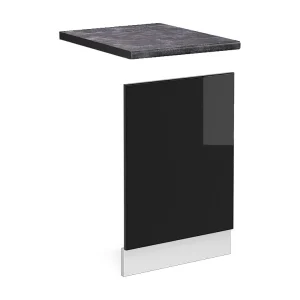 Frontpaneel zwart hoogglans 45×1.6×57.2 r-line Frontpaneel zwart hoogglans 45×1.6×57.2 r-line