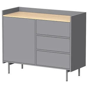 Dressoir grijs 100x40x82 velina Dressoir grijs 100x40x82 velina