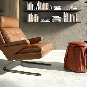 Fauteuil camel leder Fauteuil camel leder
