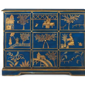 Buffet met 9 shots van hoofdkleuren en gouden accenten Buffet met 9 shots van hoofdkleuren en gouden accenten