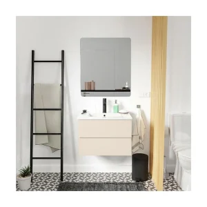 Enkele unit + wastafel + kraan + spiegel SORRENTO