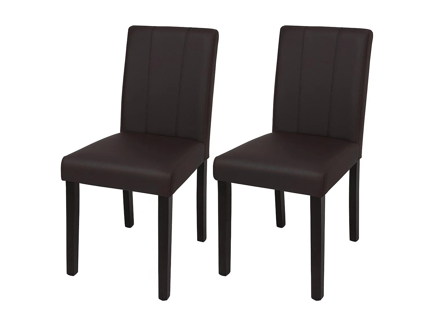 Eetkamerstoel MCW-O65d (set van 2), bruin