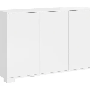 Dressoir met 3 deuren 130x40x83 glanzende wit Lumina Dressoir met 3 deuren 130x40x83 glanzende wit Lumina