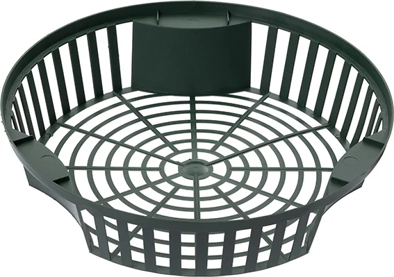 Bloembollenmand stapelbaar groen D 26,5 x H 6 cm