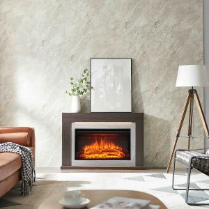 Elektrische haard BALDERIA Xerxes – staande haard, verwarming 2000 W – donker eiken Elektrische haard BALDERIA Xerxes – staande haard, verwarming 2000 W – donker eiken