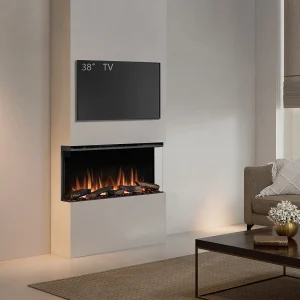 Elektrische haard BALDERIA Athena smart 36 – Inbouwhaard – Zwart Elektrische haard BALDERIA Athena smart 36 – Inbouwhaard – Zwart