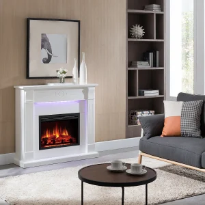Elektrische haard BALDERIA Hikaru – staande haard – wit Elektrische haard BALDERIA Hikaru – staande haard – wit