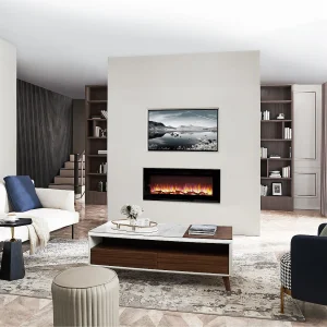 Elektrische haard BALDERIA Fiamma 68 – Inbouwhaard, verwarming 2000 W – zwart Elektrische haard BALDERIA Fiamma 68 – Inbouwhaard, verwarming 2000 W – zwart