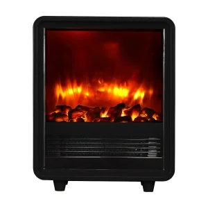 Elektrische haard BALDERIA George – Elektrische kachel, 2000 W – Zwart Elektrische haard BALDERIA George – Elektrische kachel, 2000 W – Zwart