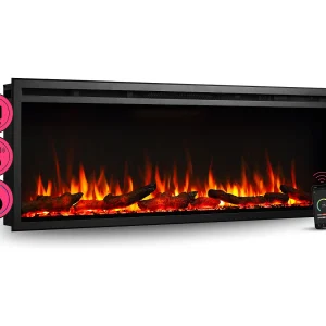 Elektrische haard BALDERIA Atalanta 50 – Inbouwhaard – Zwart Elektrische haard BALDERIA Atalanta 50 – Inbouwhaard – Zwart