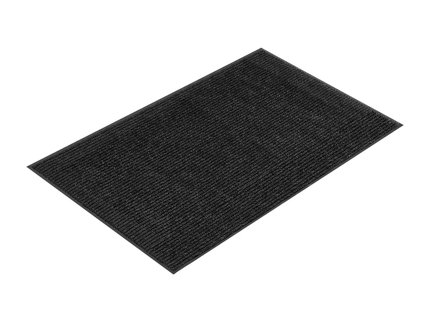 Entree Mat SucceBuy, 244 x 122 cm, Deurmat Buiten Binnen Elegant Gestreept, met Antislip Onderzijde PVC, Duurzaam Wasbaar, Stofvanger, Grijs