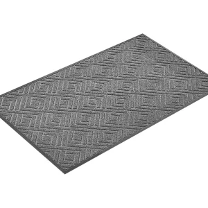 Entree Mat SucceBuy, 156×91,4 cm, Deurmat Buiten Binnen Modern Elegant, met Antislip Onderzijde TPE, Duurzaam Wasbaar, Stofvanger, Grijs