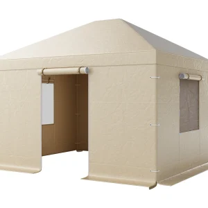 Gazebo Winterhoes SucceBuy, 3,1×3,7 m, Afdekking voor Gazebo met Stijf Dak Alle Seizoenen, met Zijwanden, Gaasramen, Materiaal PE Hoge Dichtheid Gazebo Winterhoes SucceBuy, 3,1×3,7 m, Afdekking voor Gazebo met Stijf Dak Alle Seizoenen, met Zijwanden, Gaasramen, Materiaal PE Hoge Dichtheid