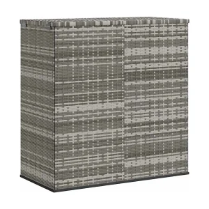 Evans Tuinbox 100x49x103,5 cm polyetheen rattan grijs Evans Tuinbox 100x49x103,5 cm polyetheen rattan grijs