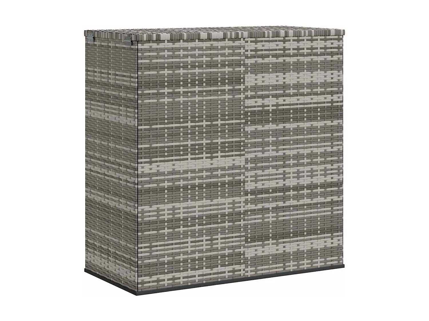 Evans Tuinbox 100x49x103,5 cm polyetheen rattan grijs