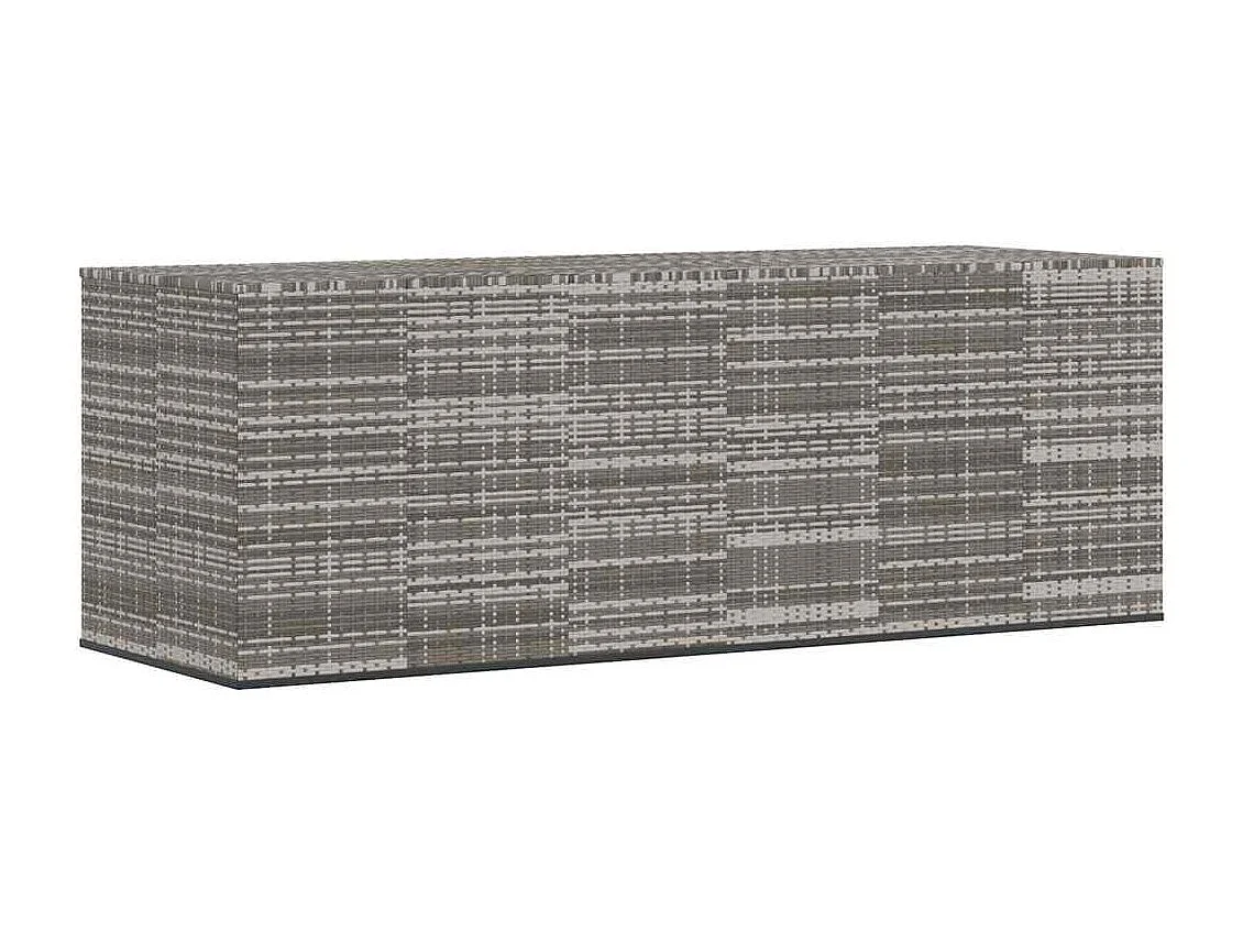Evans Tuinbox 291x100,5x104 cm polyetheen rattan grijs