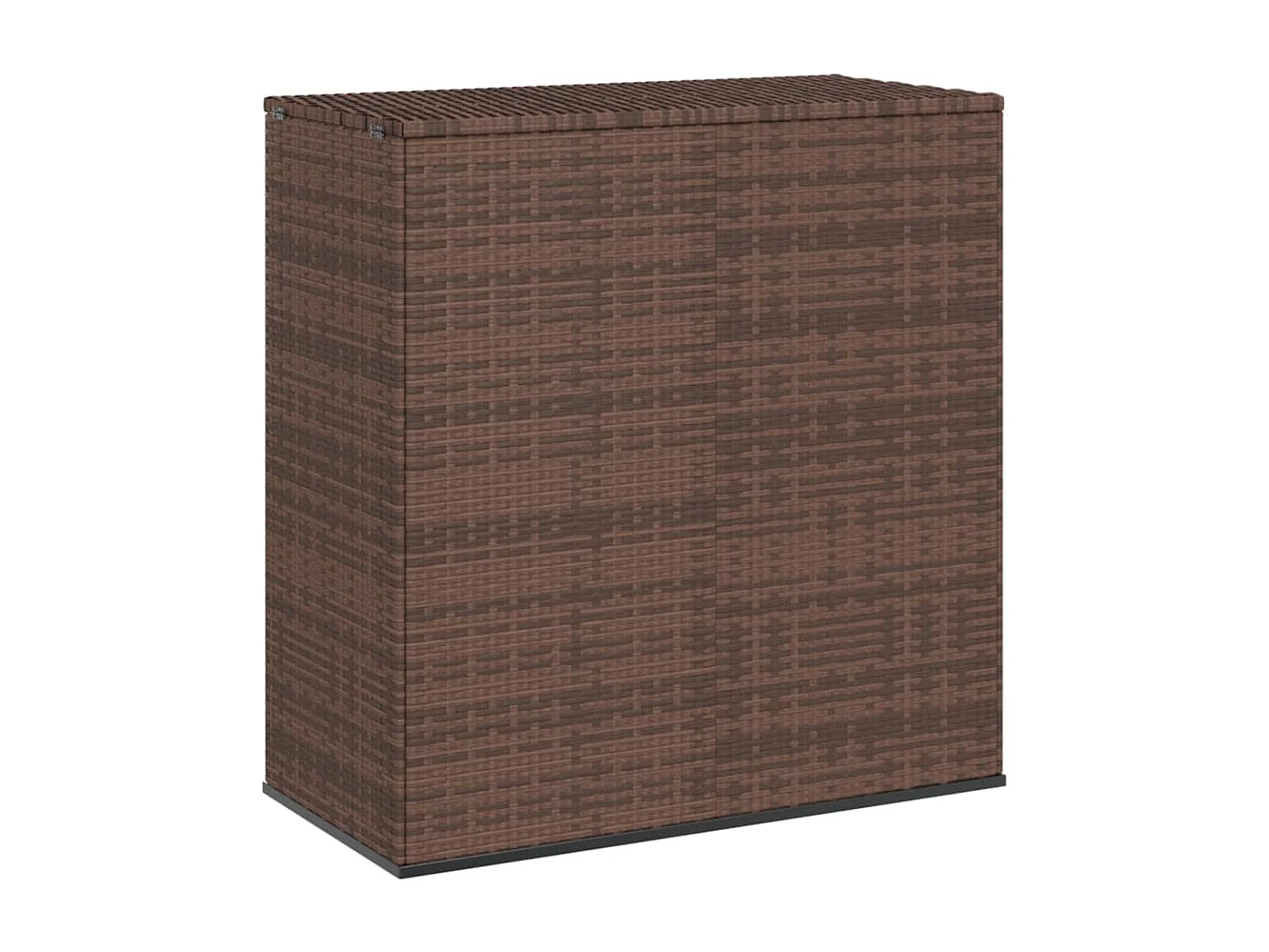 Evans Tuinbox 100x49x103,5 cm polyetheen rattan bruin