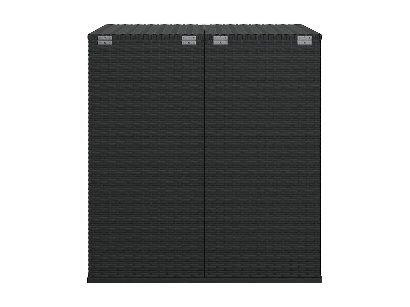 Evans Tuinbox 100x97,5x104 cm polyetheen rattan zwart