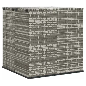 Evans Tuinbox 100×97,5×104 cm polyetheen rattan grijs Evans Tuinbox 100×97,5×104 cm polyetheen rattan grijs