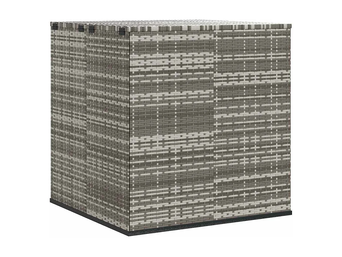 Evans Tuinbox 100x97,5x104 cm polyetheen rattan grijs