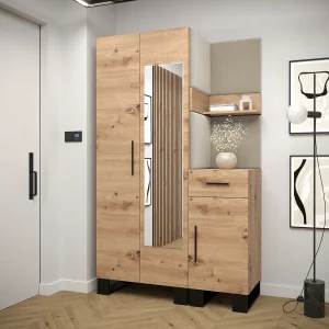 Garderobekast Artin 16 196/116/46 (Artisan Oak/Manila 02) Garderobekast Artin 16 196/116/46 (Artisan Oak/Manila 02)