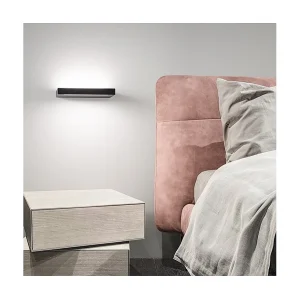 Applique murale LED FLOOR Noir Base de recharge pour téléphone portable Perenz