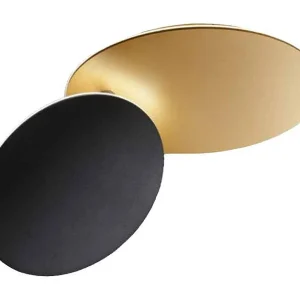 Plafonnier LED DRUM en métal Noir Doré mat 43W Perenz Plafonnier LED DRUM en métal Noir Doré mat 43W Perenz