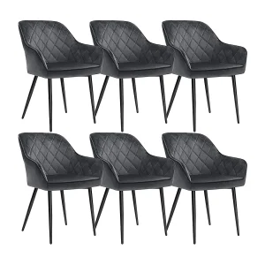 Eetkamerstoel 62,5x60x85 cm Grijs Eetkamerstoel 62,5x60x85 cm Grijs