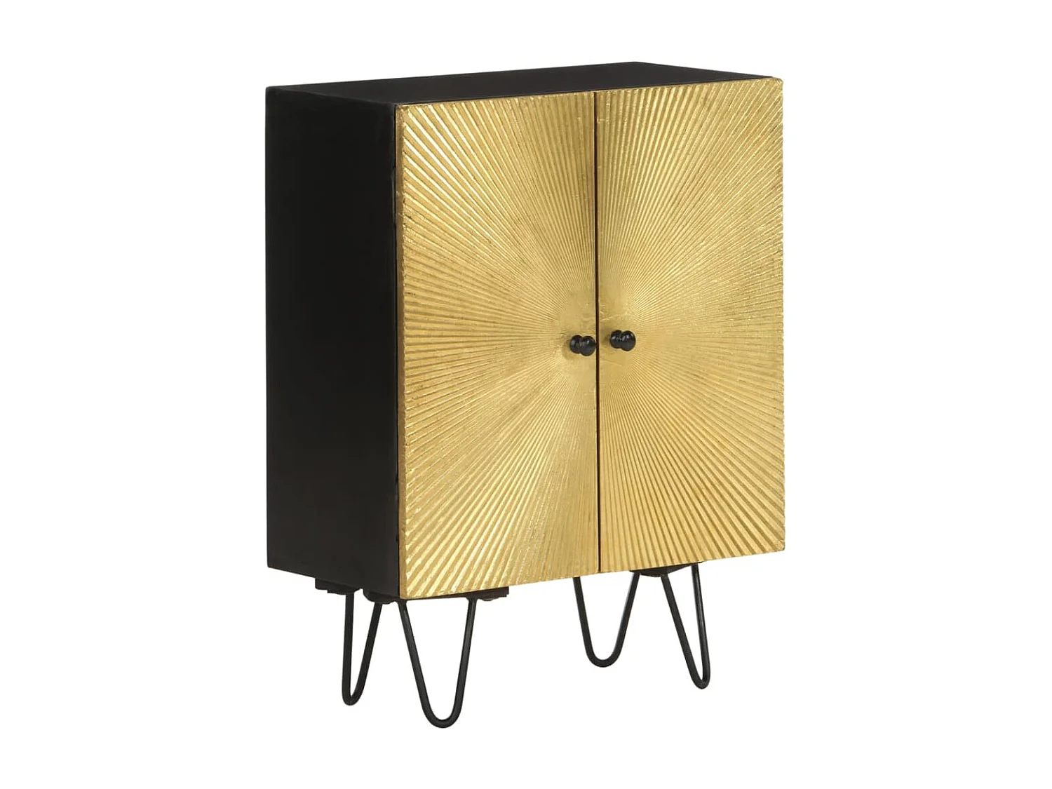 Dressoir 55x30x75 cm massief mangohout