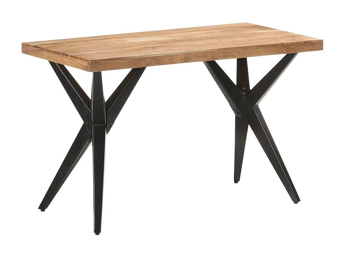 Eettafel 120x60x76 cm massief acaciahout