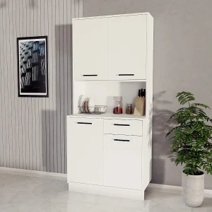 Dressoir Oma, Wit, L 84 cm Dressoir Oma, Wit, L 84 cm