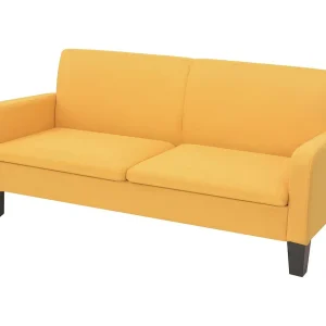 Driezitsbank 180x65x76 cm geel Driezitsbank 180x65x76 cm geel