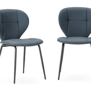 Eetkamerstoel Maura – 50x57x49cm – Grijs – Set van 2 Eetkamerstoel Maura – 50x57x49cm – Grijs – Set van 2